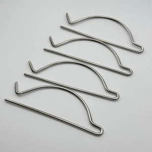 Autostrada Modena Center Caps Pins Set Of 4 Modena Racing Stainless Steel - Picture 1 of 9