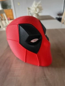 Deadpool Mask Red 3D Printed Hardshell Helmet Magnetic Attaching CUSTOM SIZE  - Picture 1 of 7
