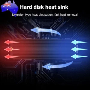 NVME Heat Sink with Double-sided Heat-conducting Silicon Wafer for M.2 SSD 2280 - Afbeelding 1 van 13