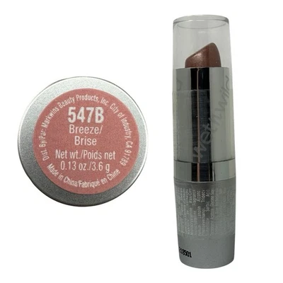 Wet n Wild Nude Shade Lipstick 547B Breeze Shimmer SEALED Discontinued - Image 1 of 4