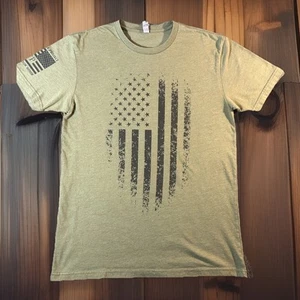 Till Valhalla Project Shirt Men’s M Green Flag Military T.V.P. Those Who Know - Picture 1 of 13