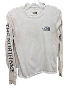 The North Face T-Shirt Herren X-Small Langarmshirt weiß Logo Oberteil Tee - Bild 1 von 5