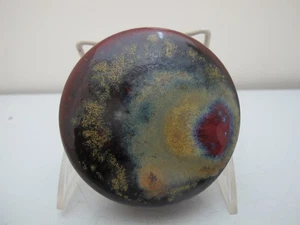 NW Studio Art Pottery STONEWARE Round Box or Jar with Lid Signed WALLY SCHWAB - Picture 1 of 11
