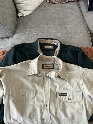 Vintage Remington L/S Button Up Shirts. Lot Of 2. These are In B/N Cond. Sz. LG - Image 1 of 4