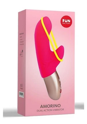 Amorino Silicone Dual Action Vibrator - Pink - Image 1 of 4