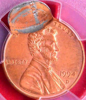 1994-D DOUBLE STRUCK ERROR LINCOLN MEMORIAL CENT! PCGS MS-62 RD - Image 1 of 3