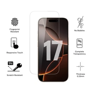  Gorilla Hartglas Displayschutzfolie für neues iPhone 14 Pro 13 12 Max Abdeckung - Bild 1 von 60