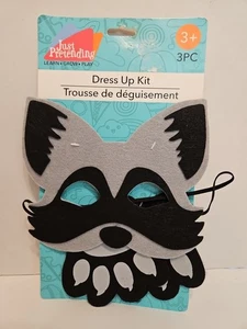 Waschbär Anzieh-Set/3-teilig/Filz/elastisch/nur so tun - Bild 1 von 7