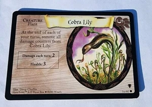 Harry Potter TCG Cobra Lily 56/80 LP Reg Eng emansemporium Raw Ungraded - Picture 1 of 2