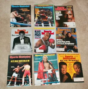 LOT (42) diff Sports Illustrated BOXING ! MUHAMMAD ALI Sugar Ray FOREMAN Duran ! - Picture 1 of 5
