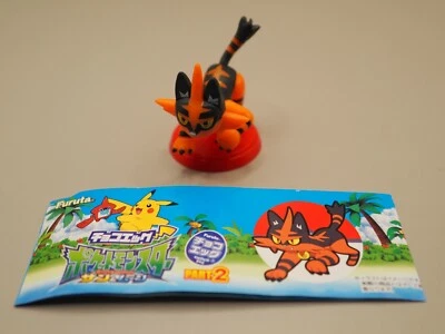 Pokemon Sol y Luna Torracat Choco Huevo Mini Figura Furuta Anime Japonés B825 Foto 1 de 4