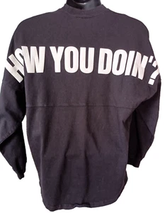 Maglietta Spirit Jersey Uomo S 44" Petto Amici LS Nera - COME FAI? Y2K - Foto 1 di 6