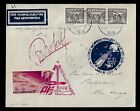 ROCKET MAIL NETHERLANDS "MARS" AIR MAIL SIGNED COVER 1935