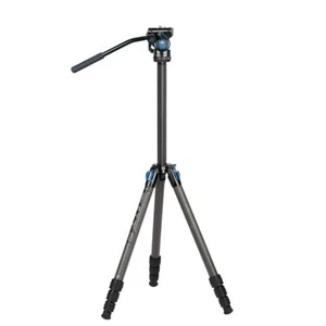 SIRUI ST-124+VA-5 Carbon Fiber Tripod with Fluid Video Head - Picture 1 of 1