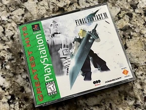 Final Fantasy 7 VII PlayStation 1 PS1 Greatest Hits 3 Disc mit Handbuch komplett - Bild 1 von 11