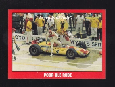 1992 Collegiate Collection Legends of Indy Poor Ole Rube #77 - Image 1 of 2