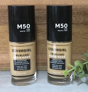 Covergirl Trublend Foundation Matte Made Comfort M50 Soft Tan Oil Free - Picture 1 of 7