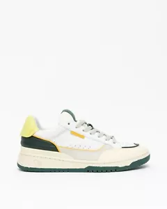 Oncept Paris Leather & Suede Sneaker Ivory Green Women's US 6.5 - Picture 1 of 6
