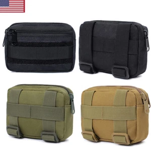 Tactical MOLLE Pouch EDC Compact Multi-Purpose Utility Gadget Gear Waist Bag - Picture 1 of 16