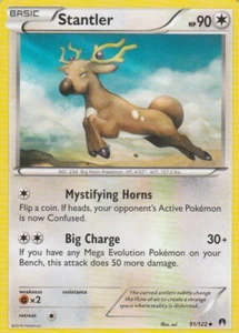 Stantler 91/122 X&Y Breakpoint Pokemon TCG Card - Picture 1 of 2