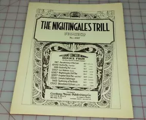 Vintage Century Certified Edition Noten The Nightingale's Trill Fischer - Bild 1 von 1