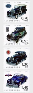 Luxemburg 2017 Old timers cars Rolls-Royce etc set mnh - Picture 1 of 1