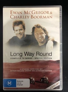 Long Way Round DVD Complete TV Series Special Ed Ewan McGregor Charley Boorman - Picture 1 of 5