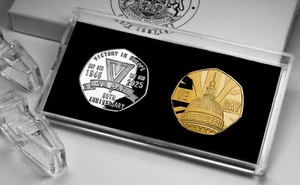 VE DAY 80th Anniversary Commemorative Coins & Case. 1945-2025. Victory in Europe - Picture 1 of 19