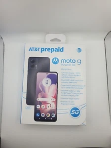 Motorola Moto G Power 5G 2024, 128GB, Midnight Blue - At&t Prepaid Smartphone - Afbeelding 1 van 2