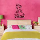 Inspired by Beauty and the Beast Wall Decal Sticker Belle Custom Name