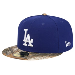 New Era Royal Los Angeles Dodgers Realtree Camouflage 59FIFTY eng anliegende Herrenmütze - Bild 1 von 5