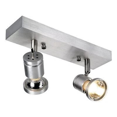 SLV 1000266 SOUVEREEN II QPAR51 Wand- und Deckenstrahler alu gebürstet - Bild 1 von 3