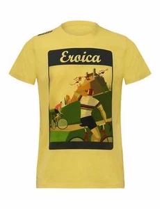 Eroica Epoca T-Shirt Yellow by Santini - Picture 1 of 2
