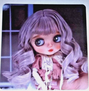 Blyth Wig 25 -27cm Circ LONG WIG SLIGHT WAVE Light Plum Colour code Elsa - Picture 1 of 5