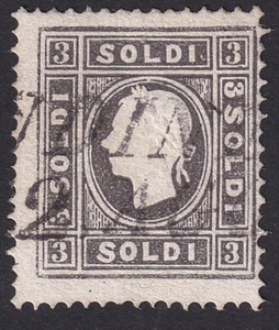 Lombardía Véneto 3 So. Mi.Nr. 7 II b Sellado Hallazgo VÖB Mi.Valor 270 € (624) - Imagen 1 de 3