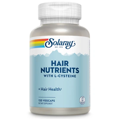 Solaray Hair Nutrients Capsules | 120 Count - Image 1 of 2