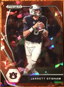 2021 Panini Prizm Draft Picks Prizms Red Ice Jarrett Stidham #31 Auburn Tigers - Picture 1 of 2