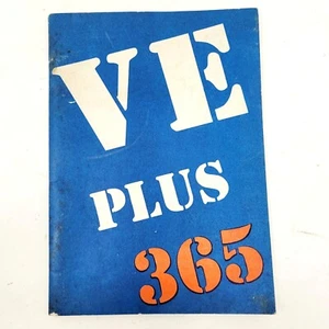 Libretto vintage a stelle e strisce seconda guerra mondiale VE Plus 365 vittoria in Europa Norimberga - Foto 1 di 9