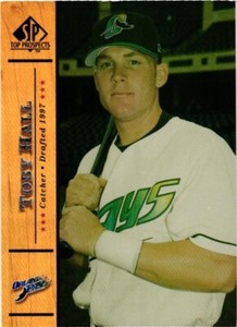 2001 SP Top Prospects Toby Hall  #15 Orlando Sun Rays Baseball Card