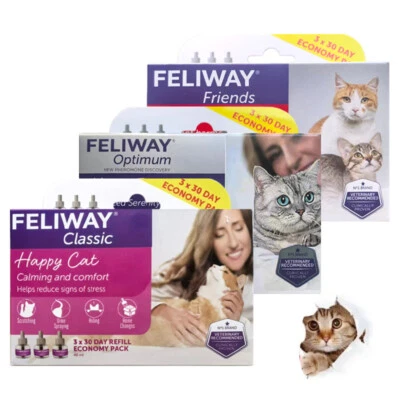 AS SHOW 3x FELIWAYOptimum - Nachfüllflakon 48ml Feliway-Optimum 30 Day Refill