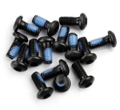 M5 x 10 mm MTB Bicicleta Bicicleta Freno de Disco Rotor Torx T20 Pernos Tornillos Negro 12 Piezas Foto 1 de 4
