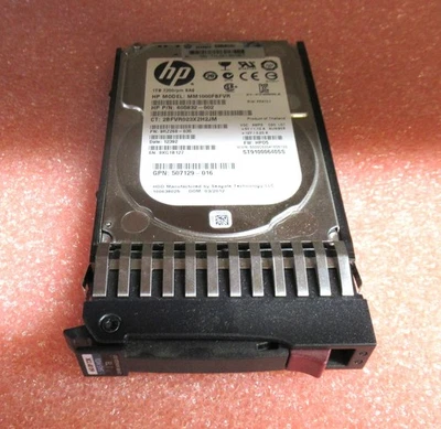 HP MM1000FBFVR 605835-B21 1TB 7200RPM SAS 6Gbps DP Hot Swap 2.5" Internal HDD - Image 1 of 4
