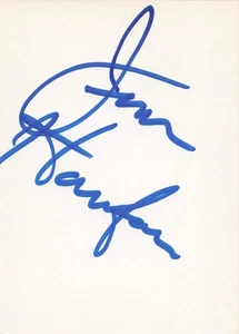 Jim Hanifan 2,5x3,5 signed Autogrammkarte Falcons - Bild 1 von 1