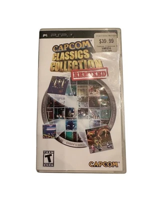 Capcom Classics Collection Remixed PSP Video Game Multiplayer CIB Complete - Image 1 of 3