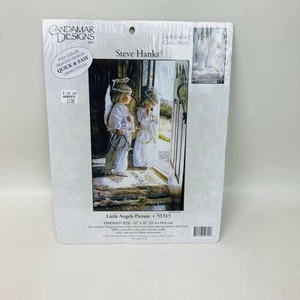 Candamar Designs Cross Stitch Kit Little Angels Embellished 51315 10” X 16” New - Picture 1 of 5