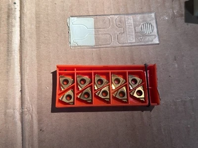 Carmex Laydown Threading Insert: 16 ER 18NPTF, Carbide -  Lot of 10 - Image 1 of 4