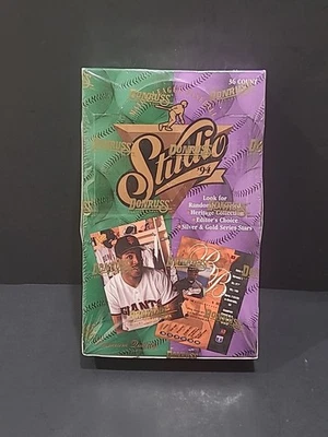 1994 Donruss Studio Baseball Factory Sealed Hobby Wax Box 36 Packs Rare - Image 1 of 4