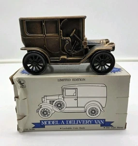 Ford Model A Die Cast Bank Van w/ Box 1:25 Scale Banthrico - Liberty Classics - Picture 1 of 11