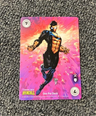NEW OverPower Card Game Origins 2025 Invincible PROMO Card Skybound Philip Tan - Image 1 of 2