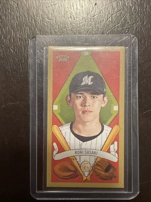 2021 Topps 206 NPB Nippon Professional Baseball Roki Sasaki T205-13 MINI DODGERS - Image 1 of 2